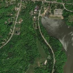 Echo Lake Glen Ohio High Resolution Satellite Map