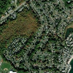 Milford Lawns Connecticut High Resolution Satellite Map
