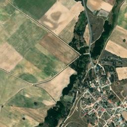 Puebla de Pedraza map(satellite map)