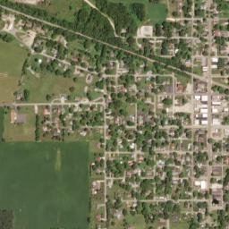 Pierceton map(satellite map)