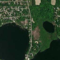 Twin Lakes Ohio High Resolution Satellite Map