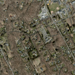 Weston Connecticut High Resolution Satellite Map