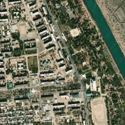 Gazojak map(satellite map)