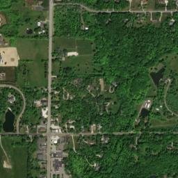 Bath Ohio High Resolution Satellite Map