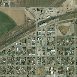 Pine Bluffs map(satellite map)