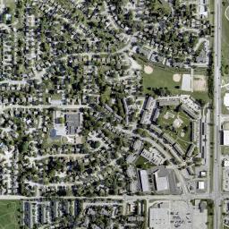 7325-7401 Harvest Hills Dr La Vista NE High Resolution Satellite Map