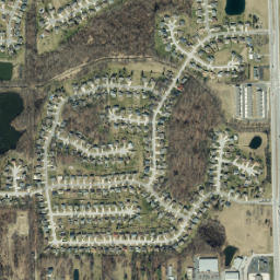 2500-2898 Sweet Cider Road, Fort Wayne High Resolution Satellite Map