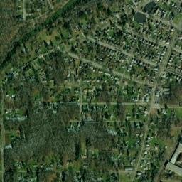 Newton Heights Ohio High Resolution Satellite Map