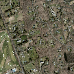 Richards Corner Connecticut High Resolution Satellite Map