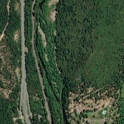 Castle Crag California High Resolution Satellite Map