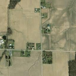 Bismarck Ohio High Resolution Satellite Map