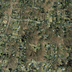 Pomona Heights New York High Resolution Satellite Map
