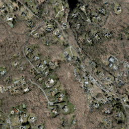 Daniels Mill Connecticut High Resolution Satellite Map