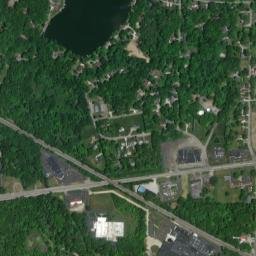 Brady Lake Ohio High Resolution Satellite Map