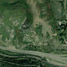 Interstate 84, Uinta-Wasatch-Cache National High Resolution Satellite Map