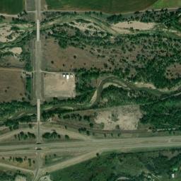 Nebraska 25 & Interstate 80, Sutherland, NE High Resolution Satellite Map