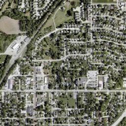218 West Glenmore Drive Gretna NE High Resolution Satellite Map