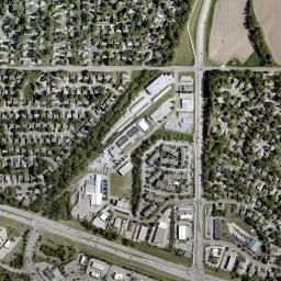 10906 S 72nd St Papillion NE 68046 High Resolution Satellite Map