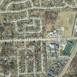Fort Wayne map(satellite map)