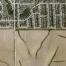2318 Walnut Creek Drive, Papillion, NE High Resolution Satellite Map