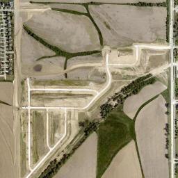 2413 Mineral Dr Papillion NE 68046 High Resolution Satellite Map