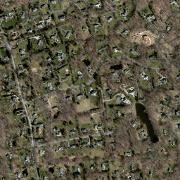 Ponus Connecticut High Resolution Satellite Map
