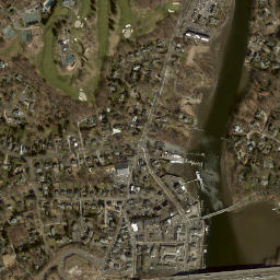 Saugatuck Connecticut High Resolution Satellite Map