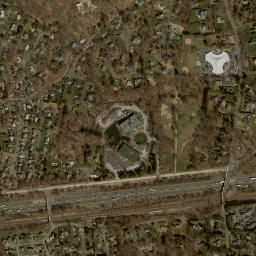 Hale Court Connecticut High Resolution Satellite Map