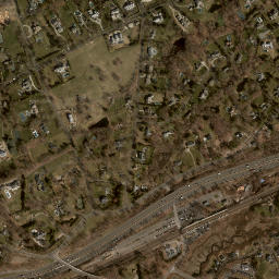 Greens Farms Connecticut High Resolution Satellite Map