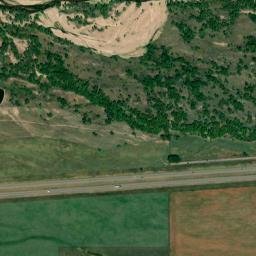 Interstate 80, Paxton, NE 69155, USA High Resolution Satellite Map