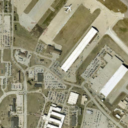Offutt Air Force Base map(satellite map)