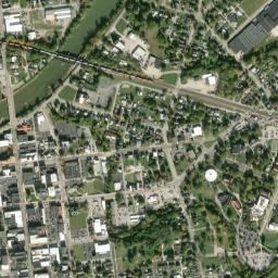 102 S Washington St, Tiffin, OH 44883 High Resolution Satellite Map