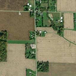 Hanville Corners Ohio High Resolution Satellite Map