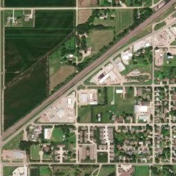 Lincoln Highway Central City NE High Resolution Satellite Map