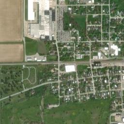 McComb Ohio High Resolution Satellite Map