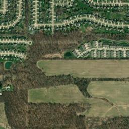 Satellite view of Fox Meadow Golf Course