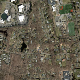Newfield Connecticut High Resolution Satellite Map