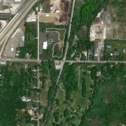 Brimfield Station Ohio High Resolution Satellite Map