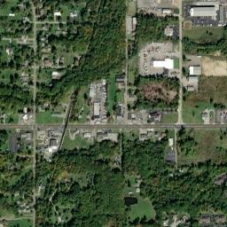 West Austintown Ohio High Resolution Satellite Map