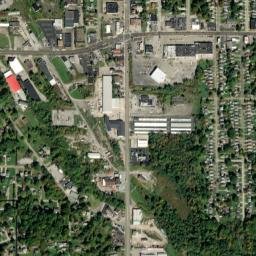 Perkins Corners Ohio High Resolution Satellite Map