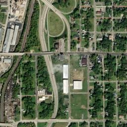 East Side Ohio High Resolution Satellite Map