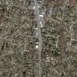 Turn of River Connecticut High Resolution Satellite Map