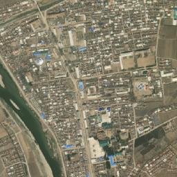 Kapsan-ŭp map(satellite map)