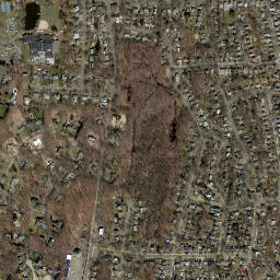 Springdale Connecticut High Resolution Satellite Map