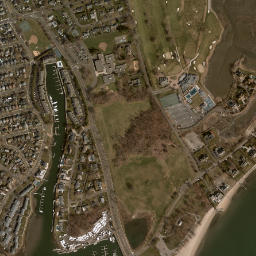 Shorehaven Connecticut High Resolution Satellite Map
