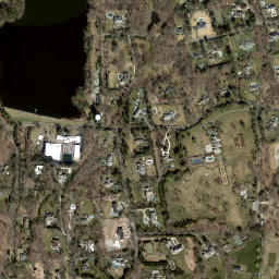 Pine Hill Connecticut High Resolution Satellite Map