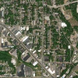 East Akron Ohio High Resolution Satellite Map