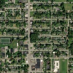 Flint Hill Ohio High Resolution Satellite Map