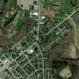Slippery Rock map(satellite map)
