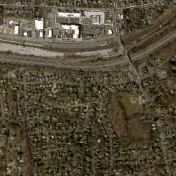 Noroton Connecticut High Resolution Satellite Map